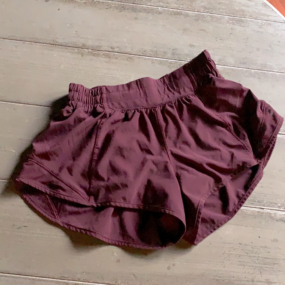 Lululemon Maroon Shorts